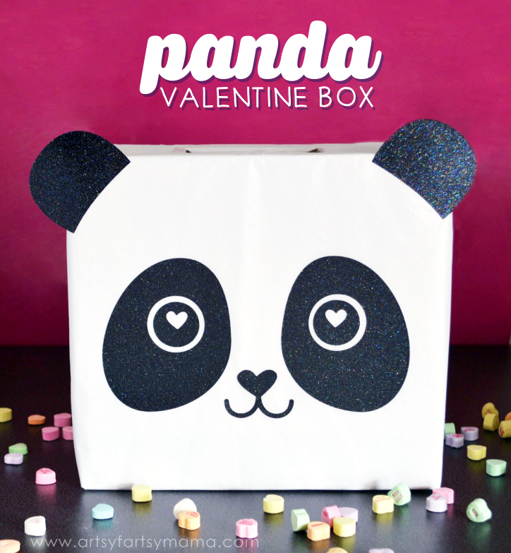 Panda Valentine Card Box