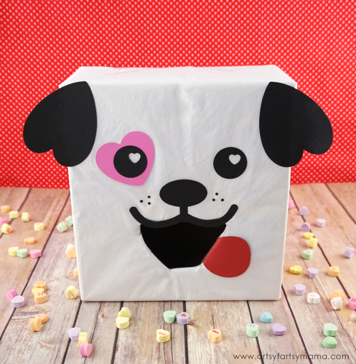 Puppy Dog Valentine Card Box